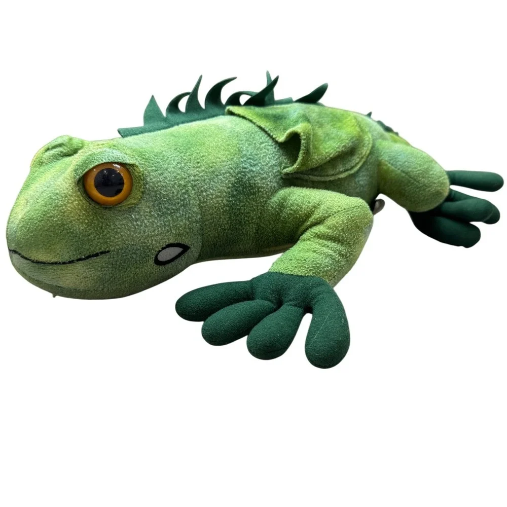 Cancun Zoo Friends Riviera Maya Green Iguana Plush Stuffed Animal Souvenir 18 In